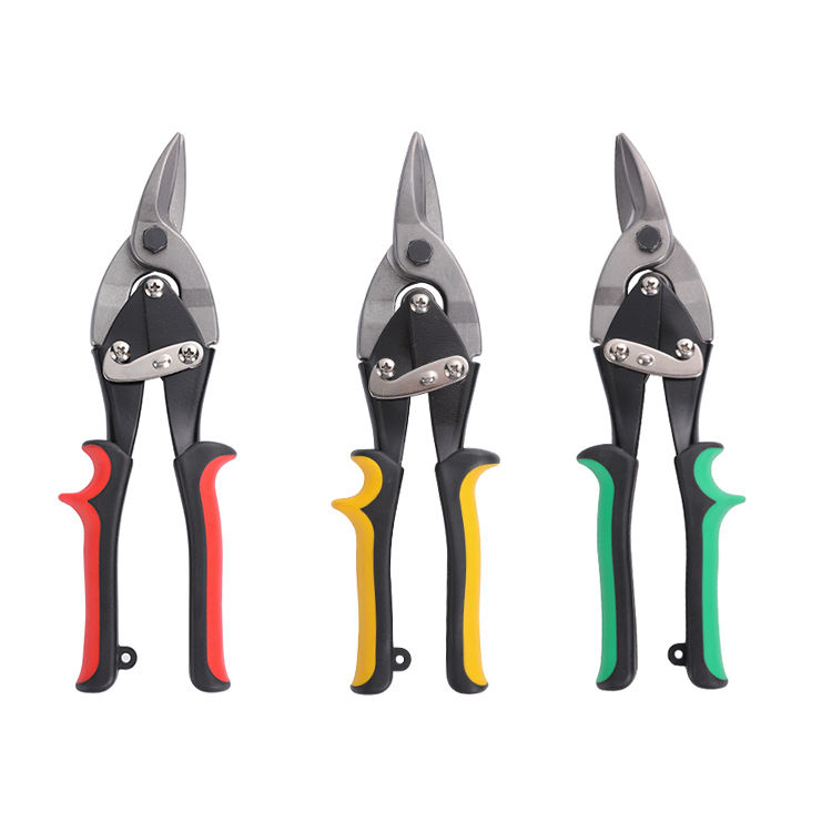 Hand Tool Tin Snips Chrome Vanadium Sheet Metal Left Straight Right Cutting Shears Iron Scissors Tin Aviation Snips