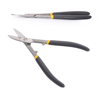 Jewellers Snips Curved Blades Scissors Type PVC Handle