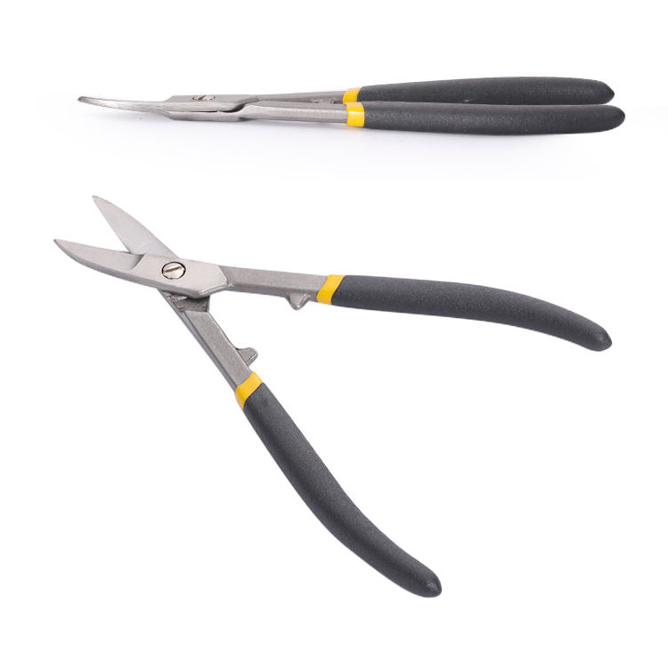 Jewellers Snips Curved Blades Scissors Type PVC Handle