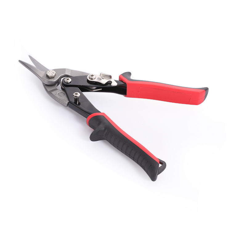 High Quality Aviation Tin Snip For Cutting Steel ALLOY Chrome Vanadium Material Professional Red Aviation Tin Snips