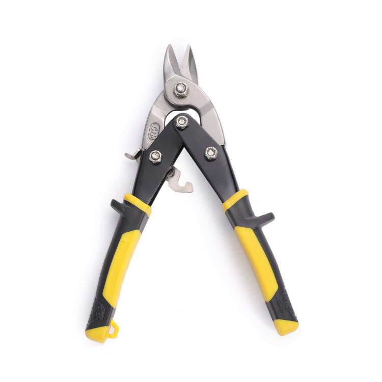 Best-selling aviation snip set straight cut regular tin cutting yellow aviation snip straight