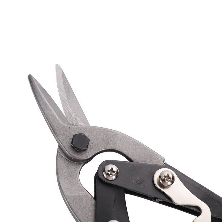 Customized left head chrome vanadium steel cutting aviation scissor snip left cut