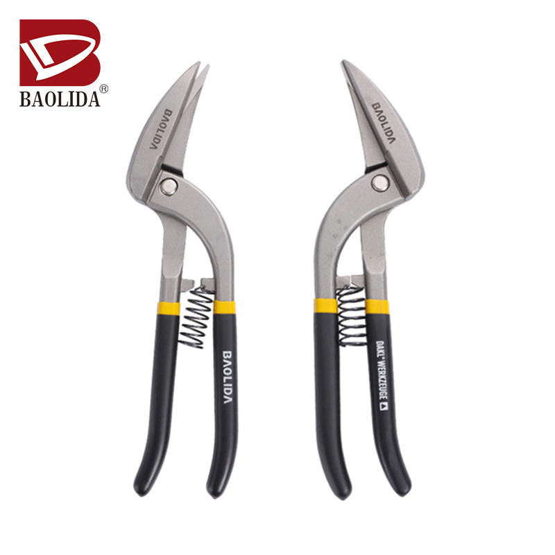 Heavy Duty Offset Duck Nose Duct Bill Tin Scissor Snip 12 " Inch Iron Metal Foil Sheet Cutter Shear Pliers Trimmer Cutting Snips