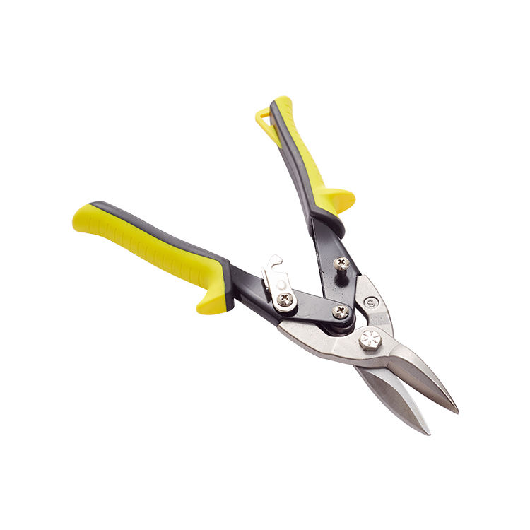 Aviation tin snip Serrated Cutting Edges with Ergonomic handle, Left Right and Straight Available