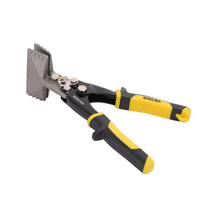 Metal Hand Seamer,Rebar Cutters & Benders Nippers & Snips 3 Inch Straight Jaw Sheet Metal Bender Tools