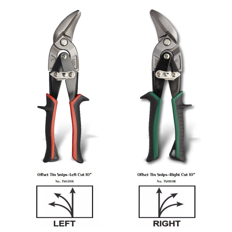 High quality various types of tin snips aviation tin snips hand tool cutting scissor