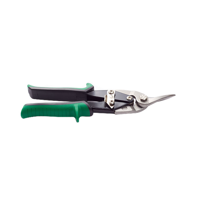 Aviation Tin Snips Set Straight Left and Right, Ergonomic Tyre Grip Handle with Hang Hole and Safety Latch