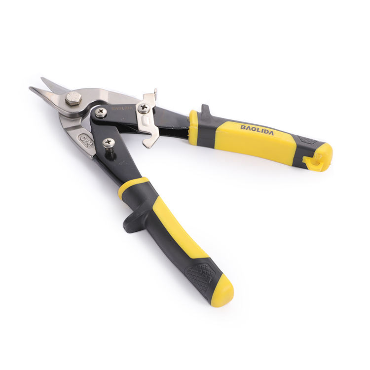 Best-selling aviation snip set straight cut regular tin cutting yellow aviation snip straight