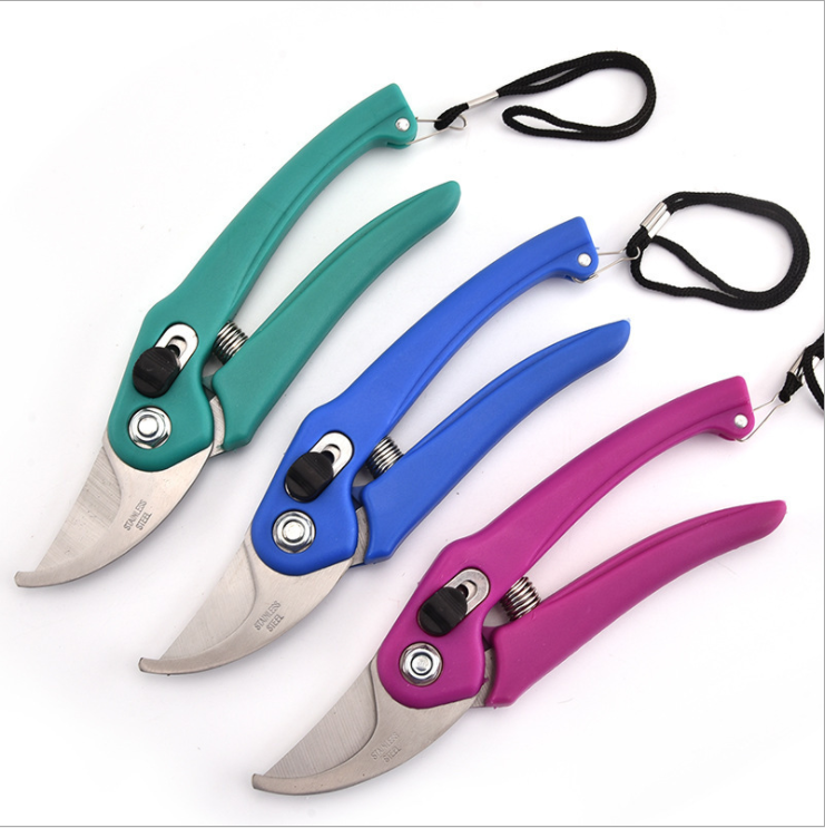 Manufacturers wholesale stainless steel pruning scissors Pruning Garden Shears Flowers Scissors