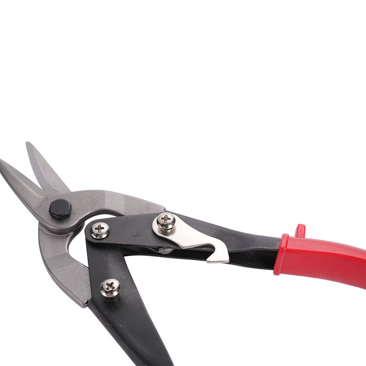 Customized left head chrome vanadium steel cutting aviation scissor snip left cut