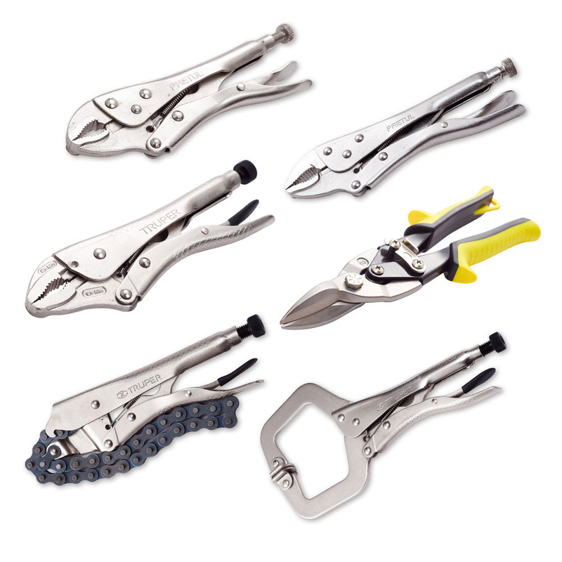 Multifunctional grip plier level flat mouth pointed nose locking pliers