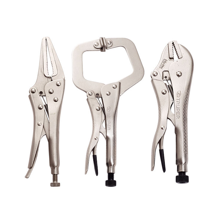 High carbon steel manual clamping tool vice grip pliers wrench curved jaw locking plier