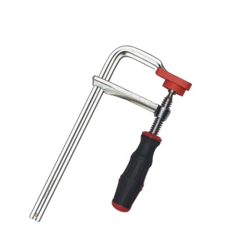 Industrial-grade forged double color plastic handle F clamp