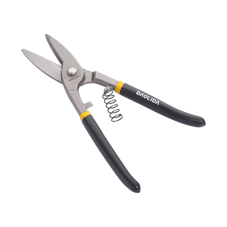 OEM Heavy Duty Metal Cutting Shears Tin Snips Flat Blade With Cushion Handle 12" Multi-purpose Carbon steel Scissor