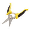 Non-slip handle Stainless steel garden scissors pruning tree branch shears fruit tree pruning black/yellow handle scissors