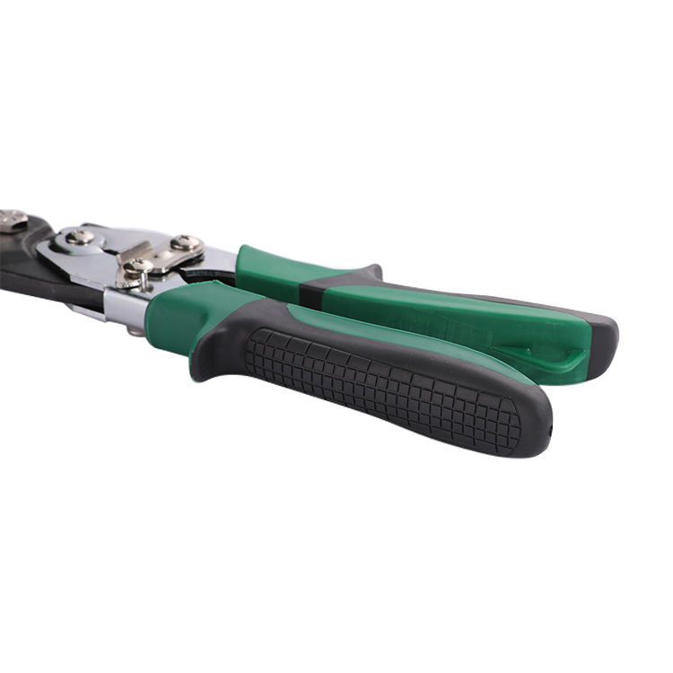 Aviation Snips Set Left and Right Cut Offset Tin Cutting Shears with Forged Blade POWER Comfort Grips