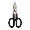 Rubber Cutting Shears Multi-Purpose Cutting American Iron Scissors Sharp Tinman's Tin Snips Sheet Shears with Dipped Handle