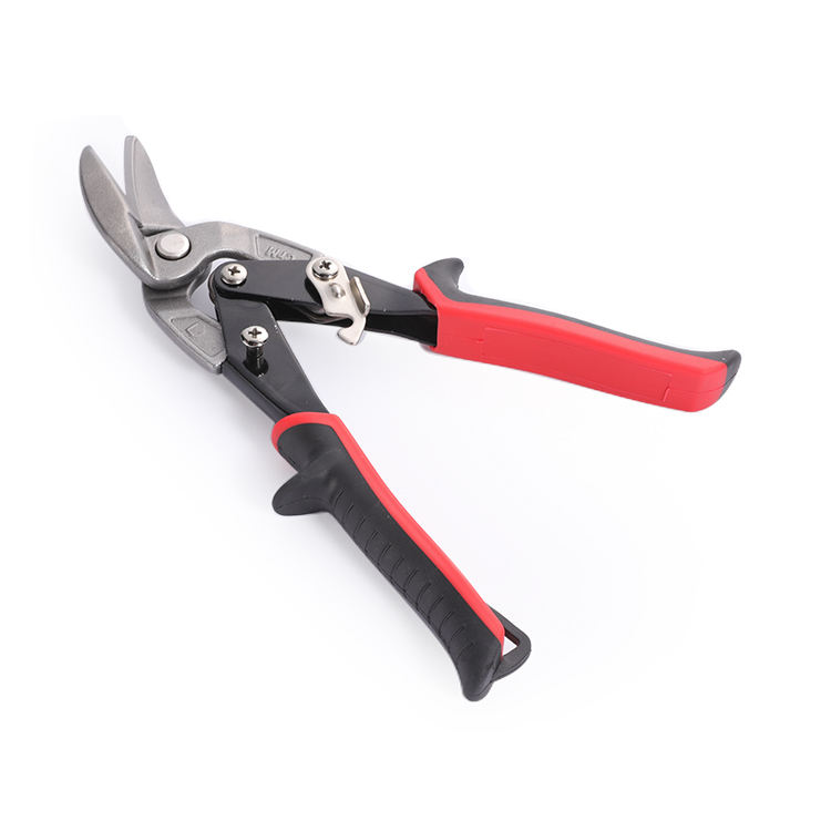 Hand Tools 10 Inch Heavy Duty Chrome Vanadium Steel CRV Left Straight Right Aviation Tin Snips for Cutting Metal Sheet