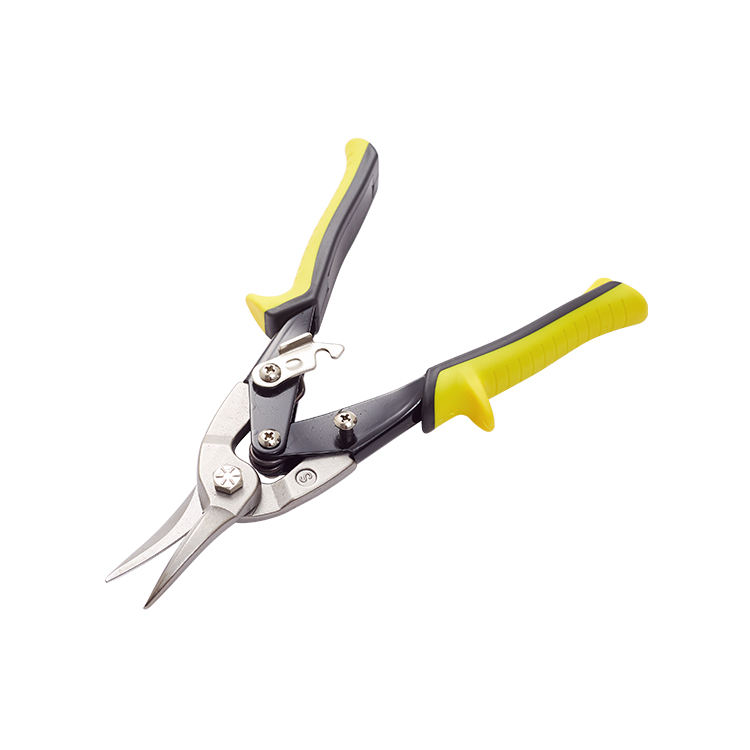 10" Heavy Duty TPR Handle Cutting Shears Left Right Straight Cut Aviation Snips Tin Scissors