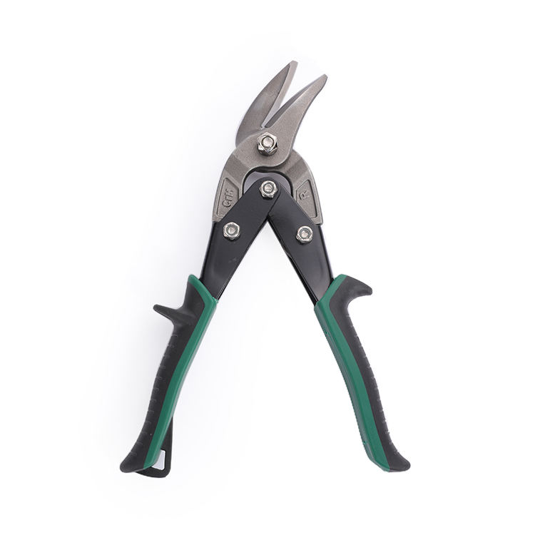 Hand Tools 10 Inch Heavy Duty Chrome Vanadium Steel CRV Left Straight Right Aviation Tin Snips for Cutting Metal Sheet