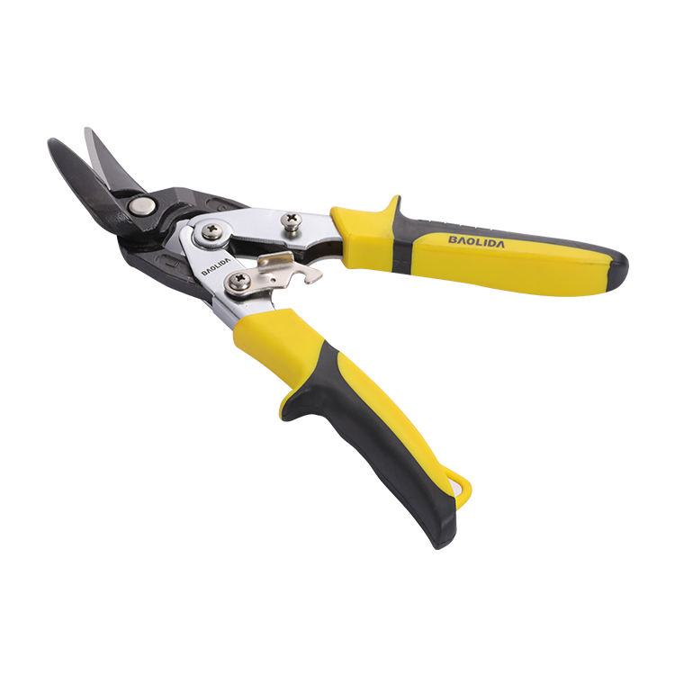 High Quality Hand Tools Aviation Tin Snip Iron Heavy-Duty Cutting Ideal Offset Tin Scissor Snips