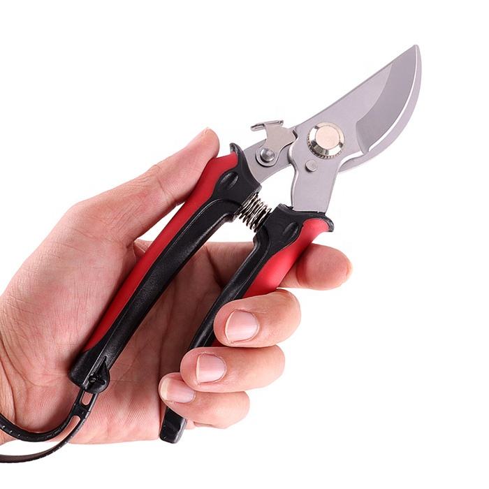 Hot sale Stainless Steel Garden Scissors Plant Pruning Shear Heavy Duty Garden Bypass Pruning Shears