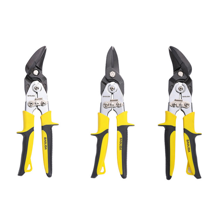 3pcs Multifunctional scissors hand tool manufacturer Iron Cutting Scissors aviation scissors left