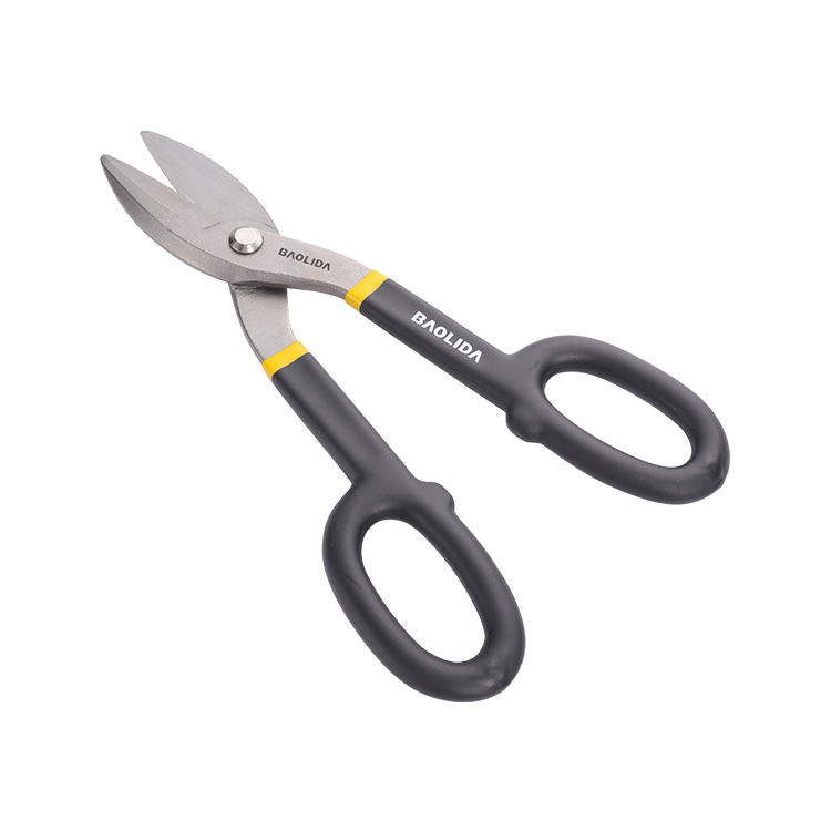 Factory Price American Type 10 Inch Iron Sheet Shears with double color Rubber handle