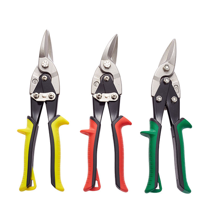 3pcs set Taiwan quality Multifunction 10" CR-V Aviation Tin Snip Pliers Scissors Right/Straight/Left