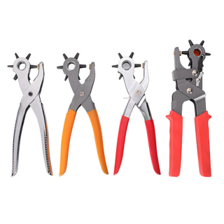 Top quality leather set revolving hole punch pliers ortho clear aligner hole punch pliers set