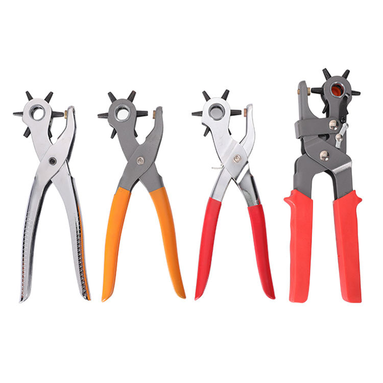 Top quality leather set revolving hole punch pliers ortho clear aligner hole punch pliers set