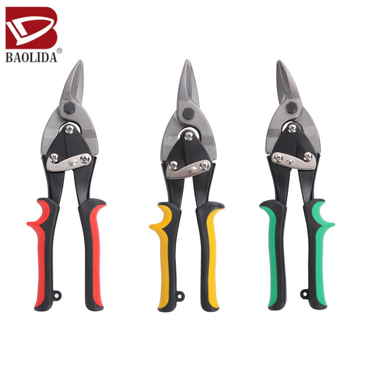 Aviation Snips Regular Tin Cutting Shears Tin Snips Cutter Scissors With PVC Handle