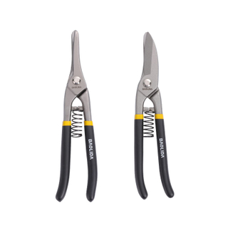 High quality carbon steel circular cutting snips 10" straight cut german type tin man's snipper