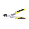 10" Metal Cutting Snips French Type Tin Snip Nibbler Shears with Built-in Curl Cutter Scissors