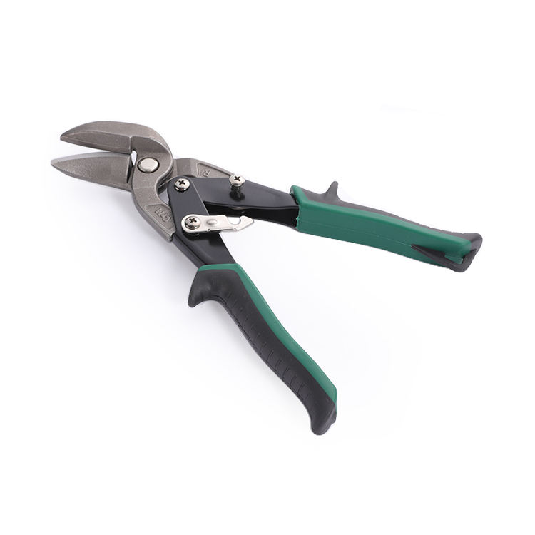 Hand Tools 10 Inch Heavy Duty Chrome Vanadium Steel CRV Left Straight Right Aviation Tin Snips for Cutting Metal Sheet