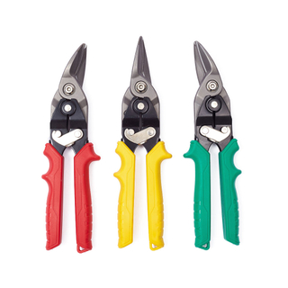 3Pcs Aviation Snip Set Sheet Metal Shear Cutter Hand Tool Cutting Scissors Aviation Snips