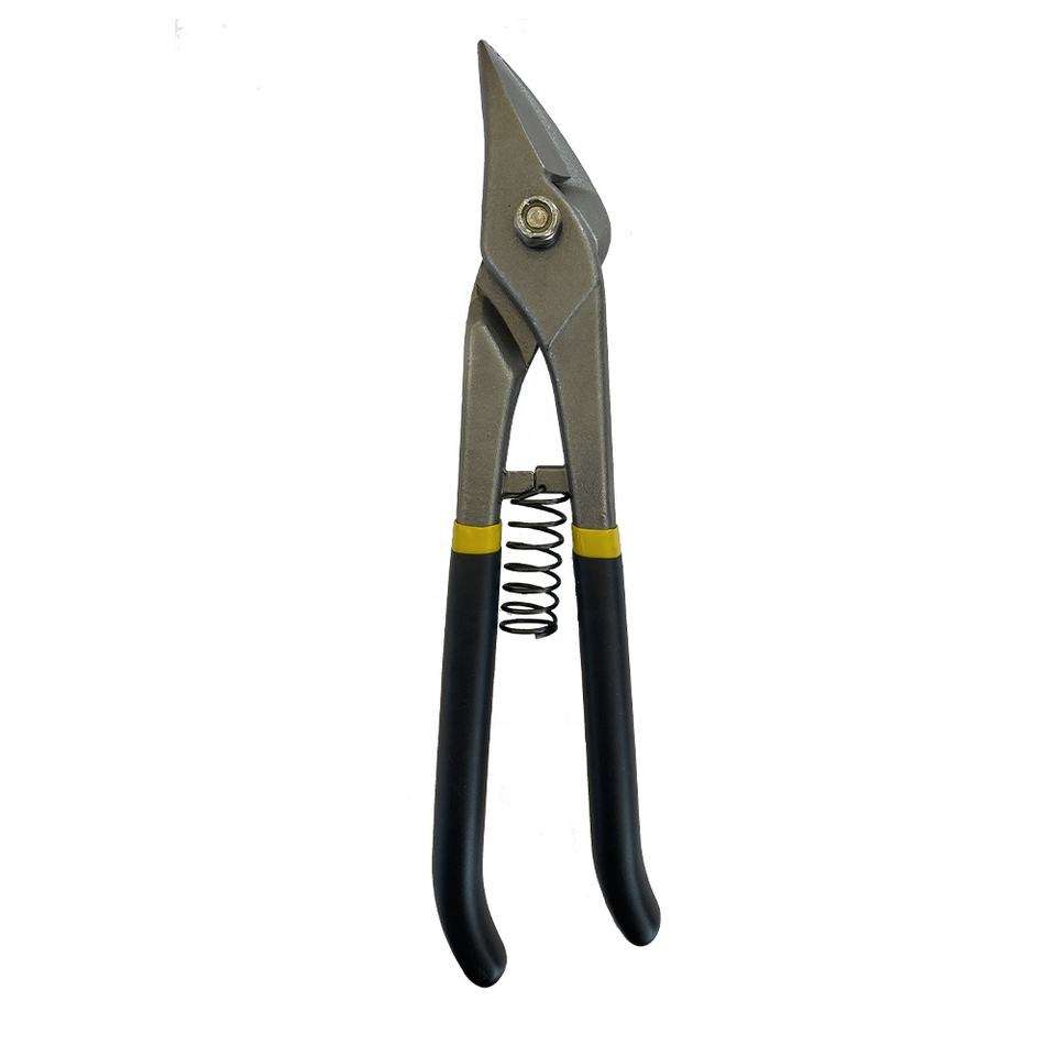 New Designed Industria Household Carbon Steel 10 Inch Ideal Offset Tin Snip Scissors