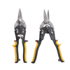 Two level stage design pliers Cr-V 10" high sharp cut tin Aviation household snips with TPR/PVC plastic handle