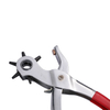 Top quality eyelet punch pliers revolving leather hole punch plier leather belt hole punch plier